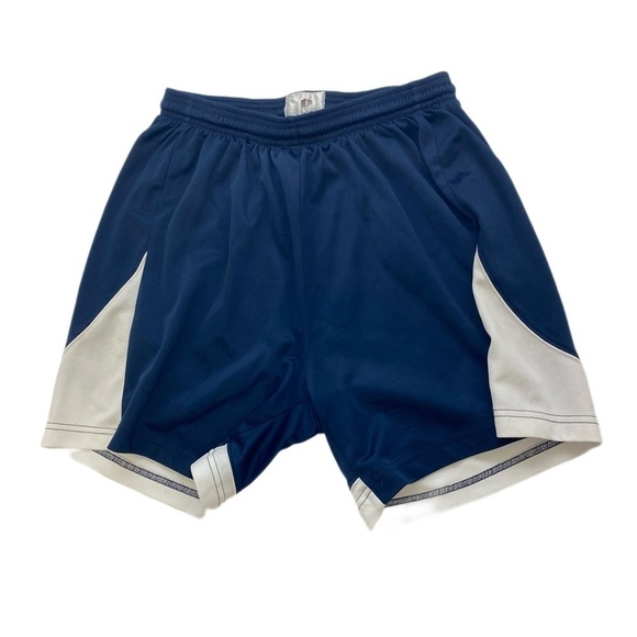 BADGER Sport Athletic Shorts - Blue/White - Size Large - Picture 1 of 7